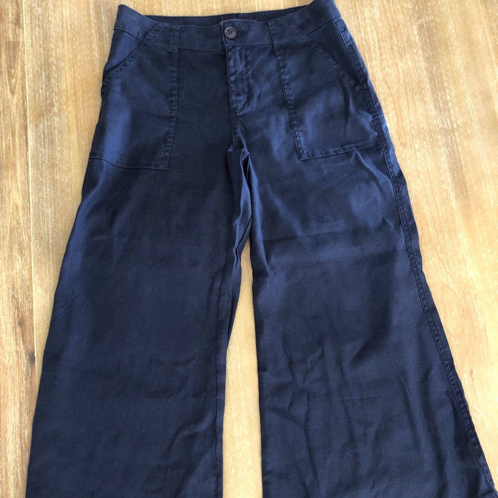 Anthropologie Level 99 Wide Leg, Cropped Pants